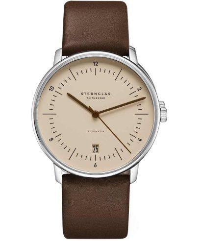 Zegarek męski Sternglas Naos Sand Brown Automatic