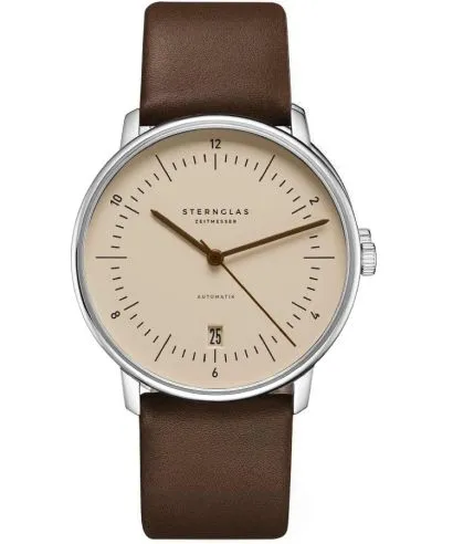 Zegarek męski Sternglas Naos Sand Brown Automatic