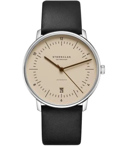 Zegarek męski Sternglas Naos Sand Brown Automatic