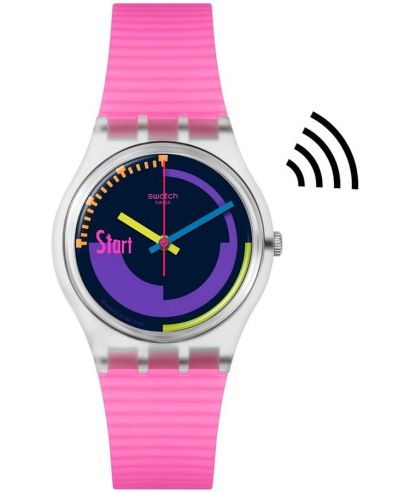 Zegarek Swatch Neon Pink Podium Pay!
