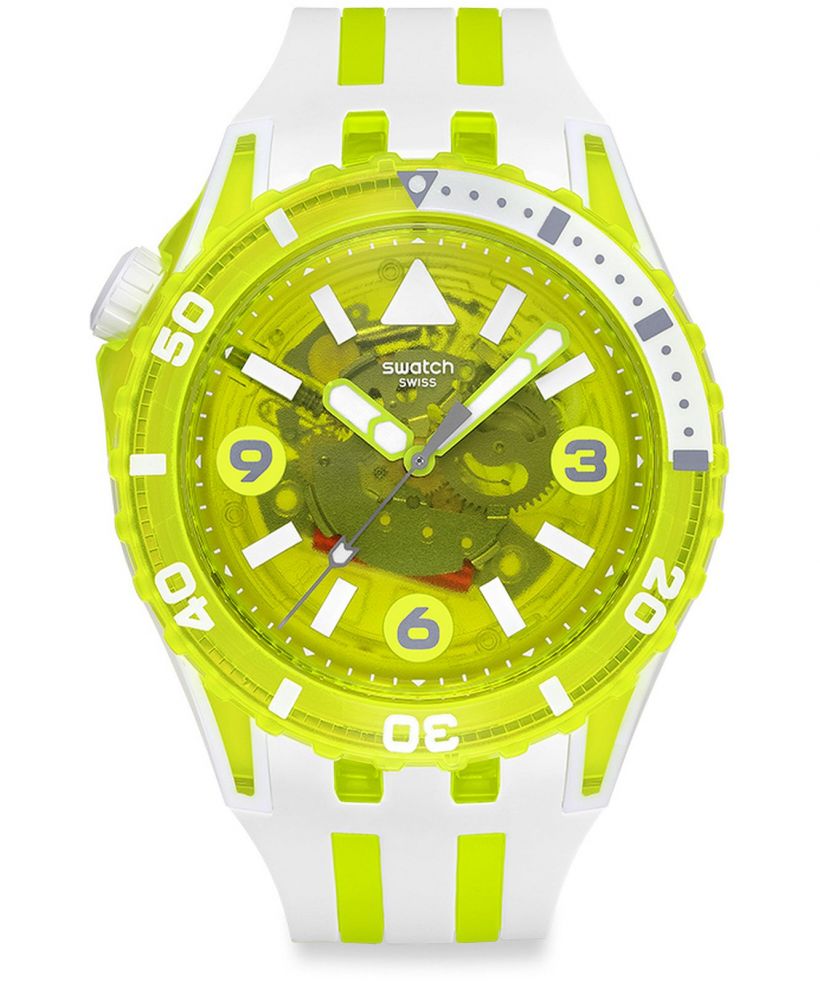 Zegarek Swatch Scubaqua Egg Yolk Skeleton