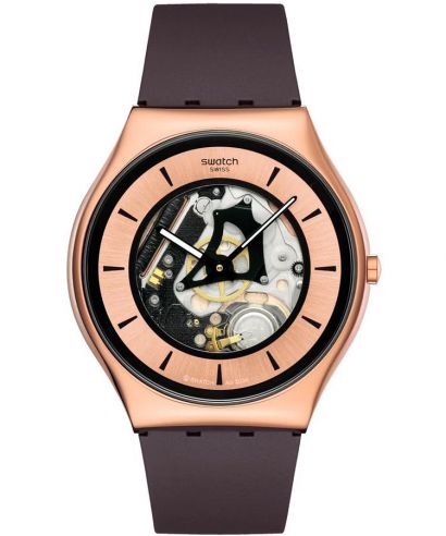 Zegarek Swatch Slim Irony Copper Flame Skeleton