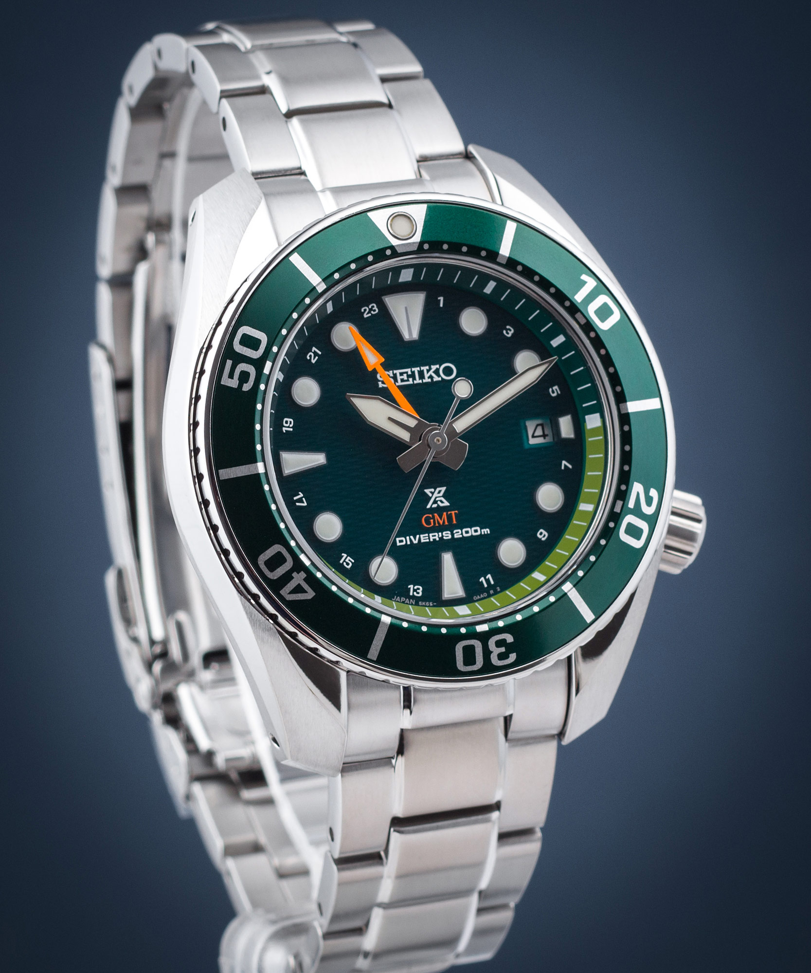 SEIKO Prospex 'Solar Sumo' Diver GMT Green | SFK003