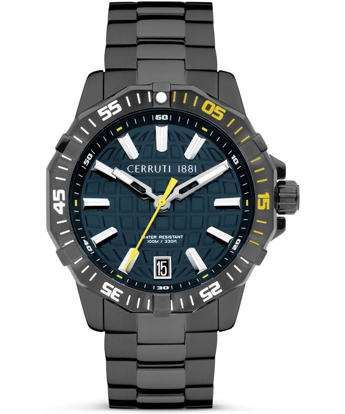 Orologio Cerruti Analogico Uomo CIWGH2114102 – Colore Argento, Design Elegante, Calendario, Pieghevole