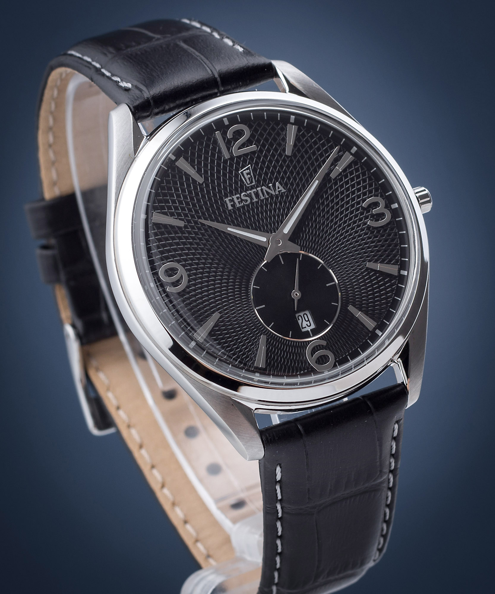 Festina Orologio Da Uomo F6857/A – Cassa In Acciaio Inox Argento Con Vetro Minerale, Design Classico E Circolare