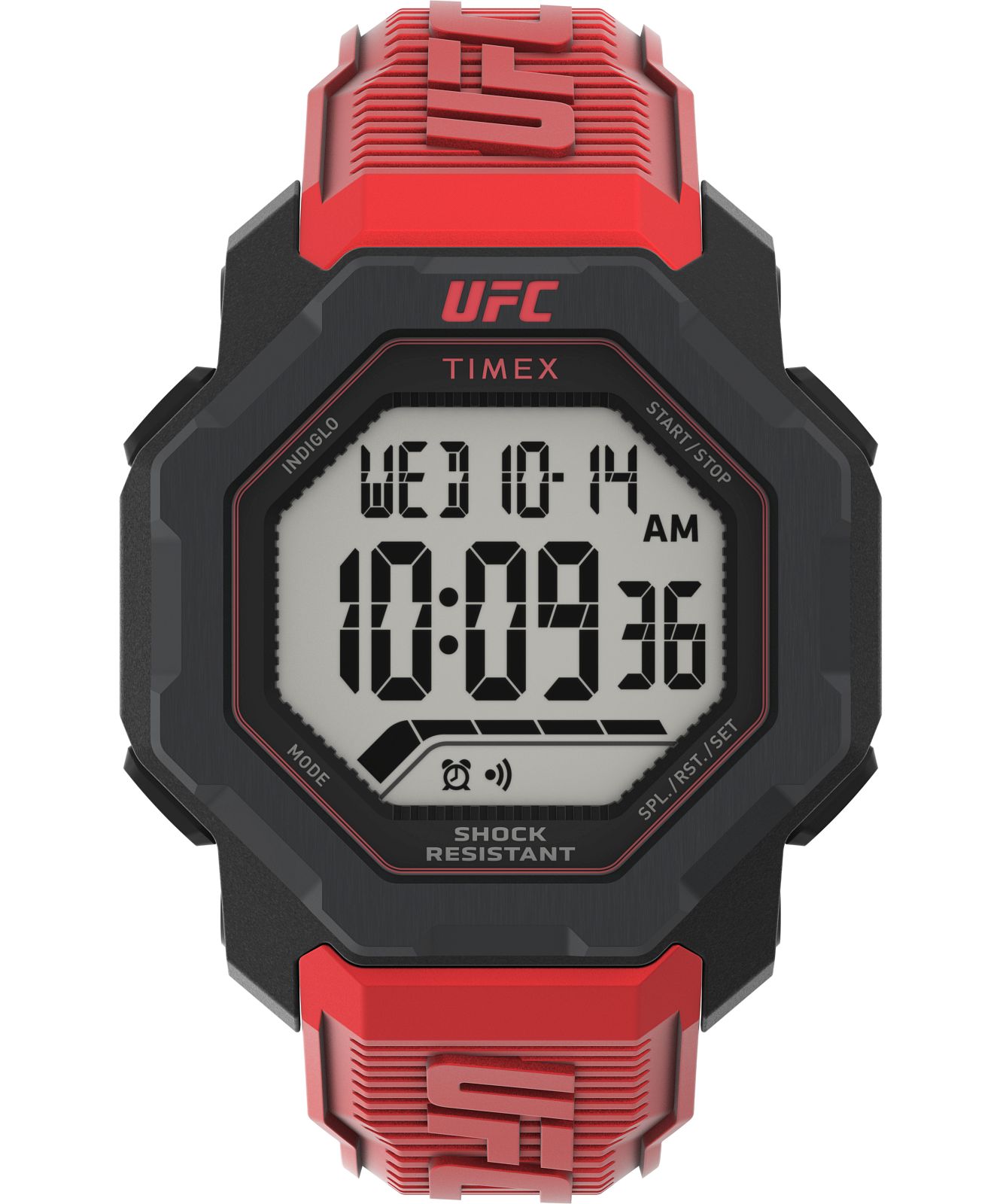 Reloj Timex UFC Strength Knockout para hombre 48mm con correa de silicona negra TW2V89000