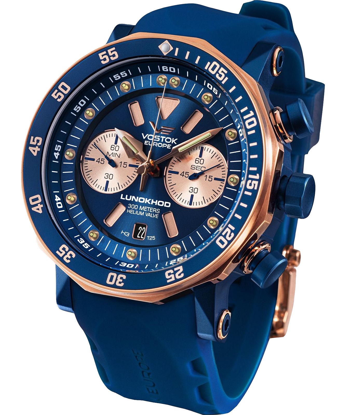 eyeknow74です Vostok Europe 6S21-620E631 - Zegarek Lunokhod 2 Limited Edition