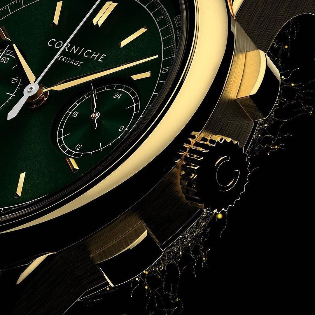 Zegarek męski Corniche Heritage Chronograph