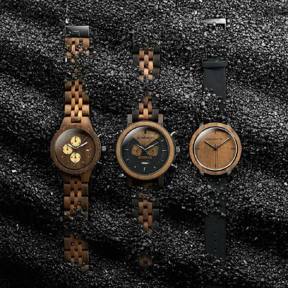 Zegarek męski Plantwear Select Chronograph Wenge-Orzech 54