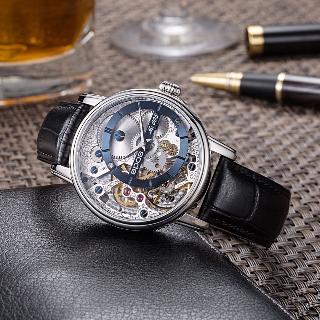 Zegarek męski Epos Oeuvre d'Art Verso Skeleton Limited Edition