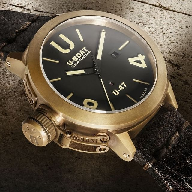 Zegarek męski U-BOAT Classico U-47 Bronze