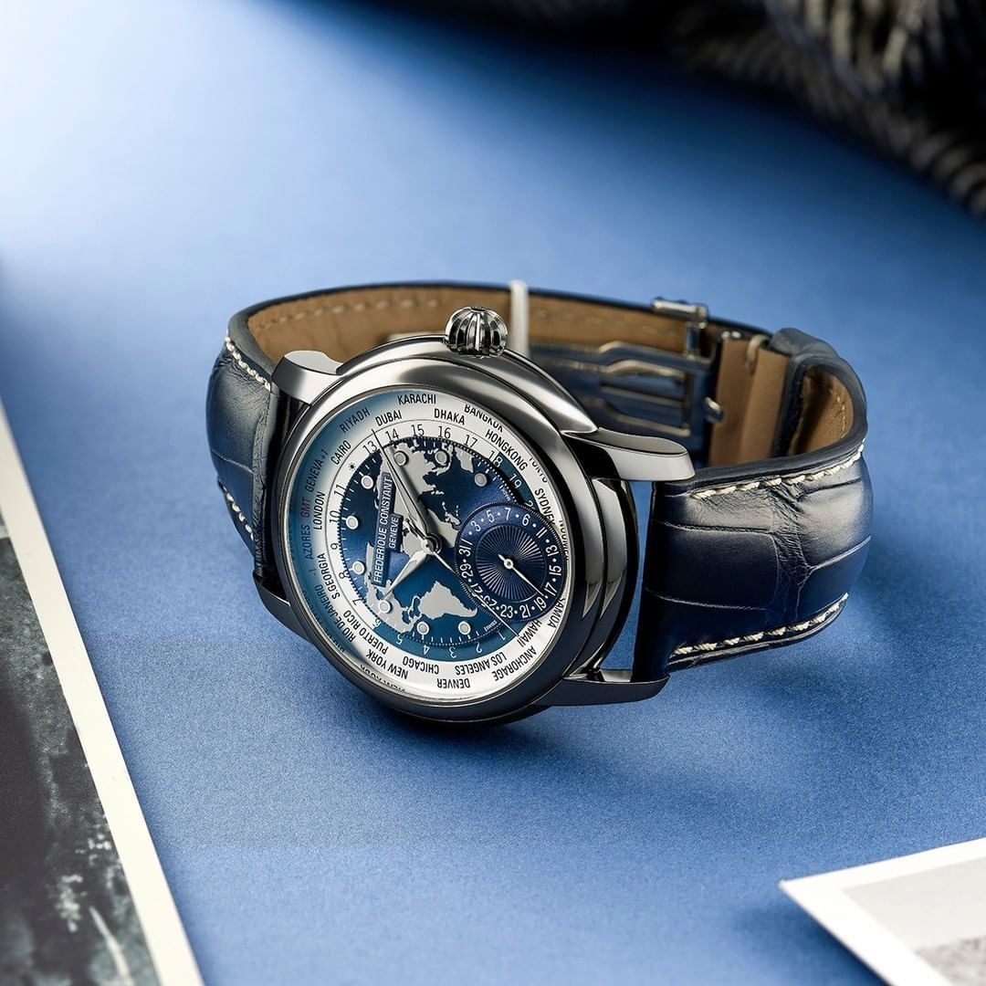 Zegarek męski Frederique Constant Worldtimer Manufacture