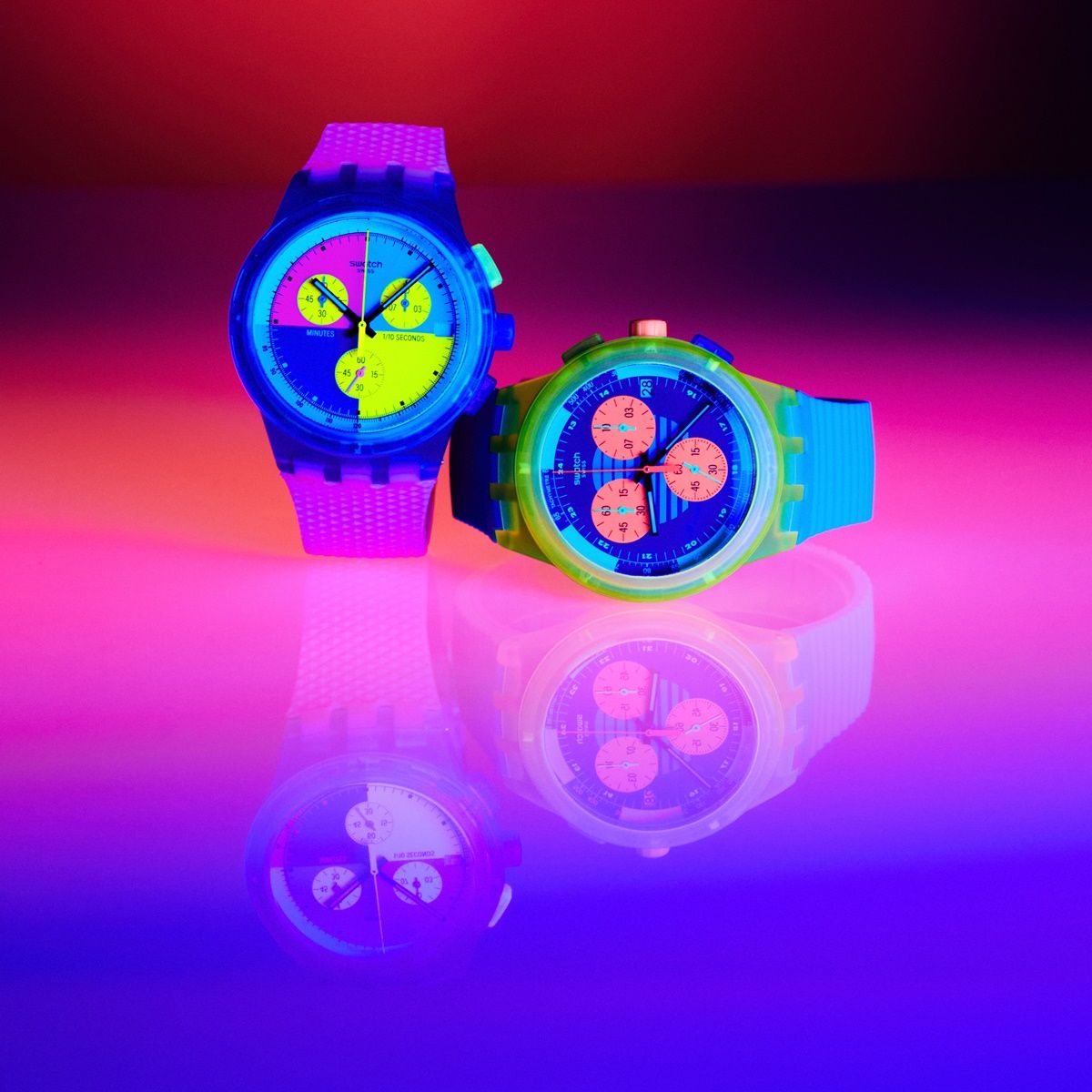 Zegarek Swatch Neon Wave Chronograph