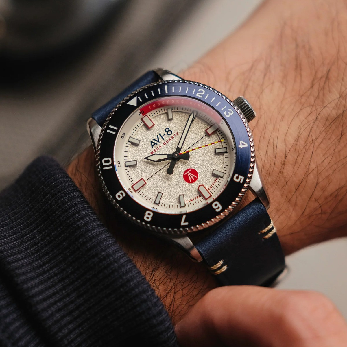 Zegarek męski AVI-8 Flyboy Tuskegee Airmen Limited Edition SET