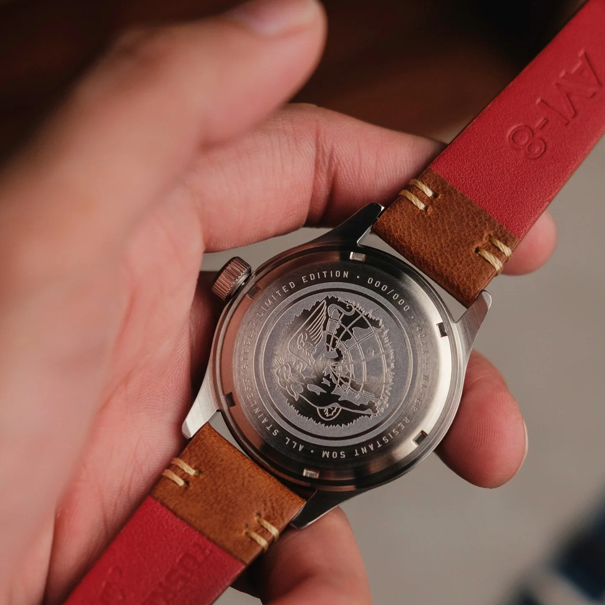 Zegarek męski AVI-8 Flyboy Tuskegee Airmen Limited Edition SET