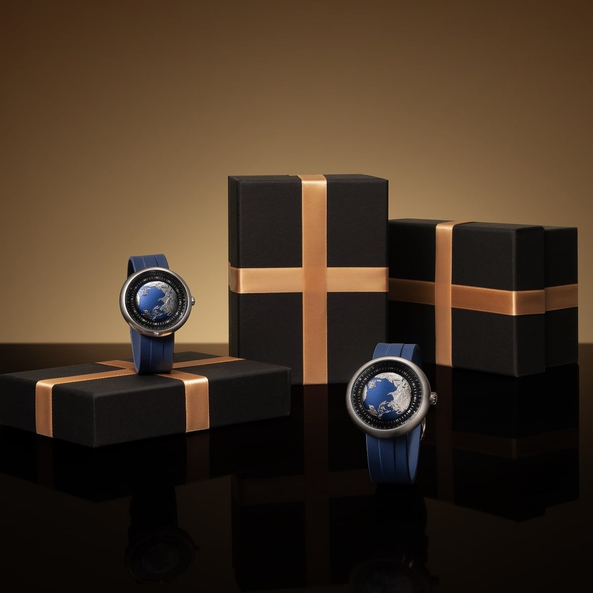 Zegarek męski Ciga Design Blue Planet II Automatic GPHG 2021 Titanium