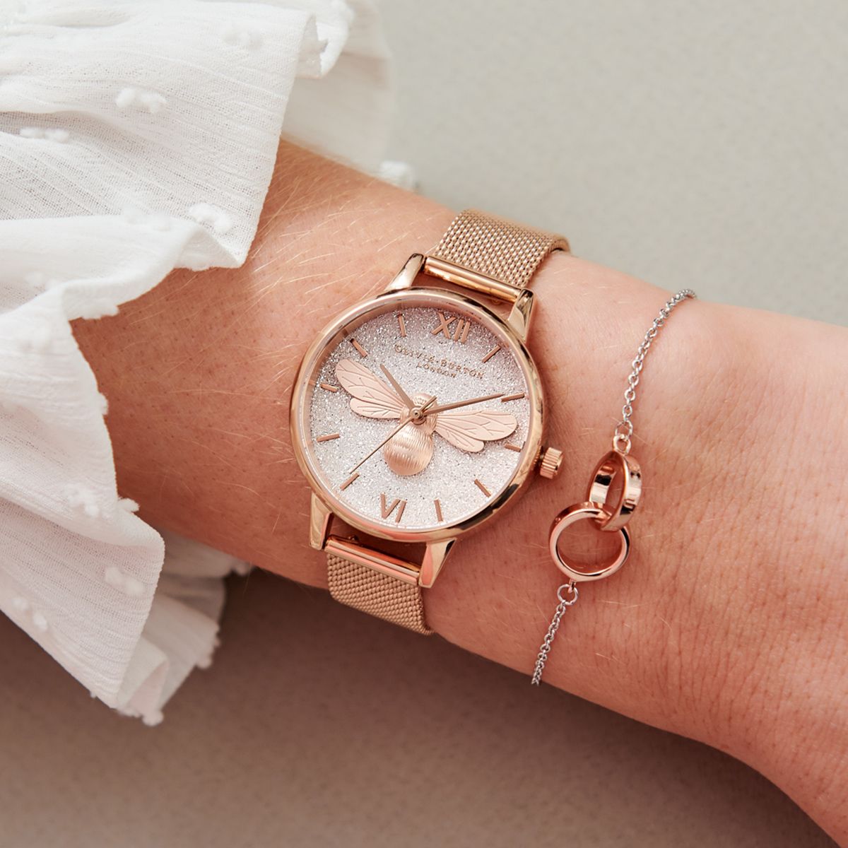 Zegarek damski Olivia Burton Glitter Dial