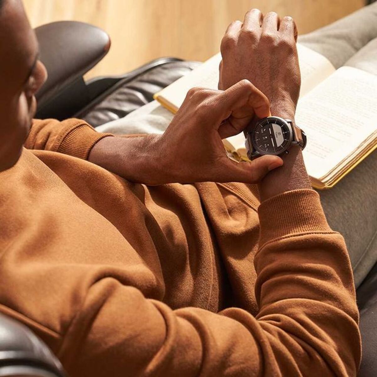 Zegarek męski Fossil Smartwatches Collider HR Hybrid Smartwatch