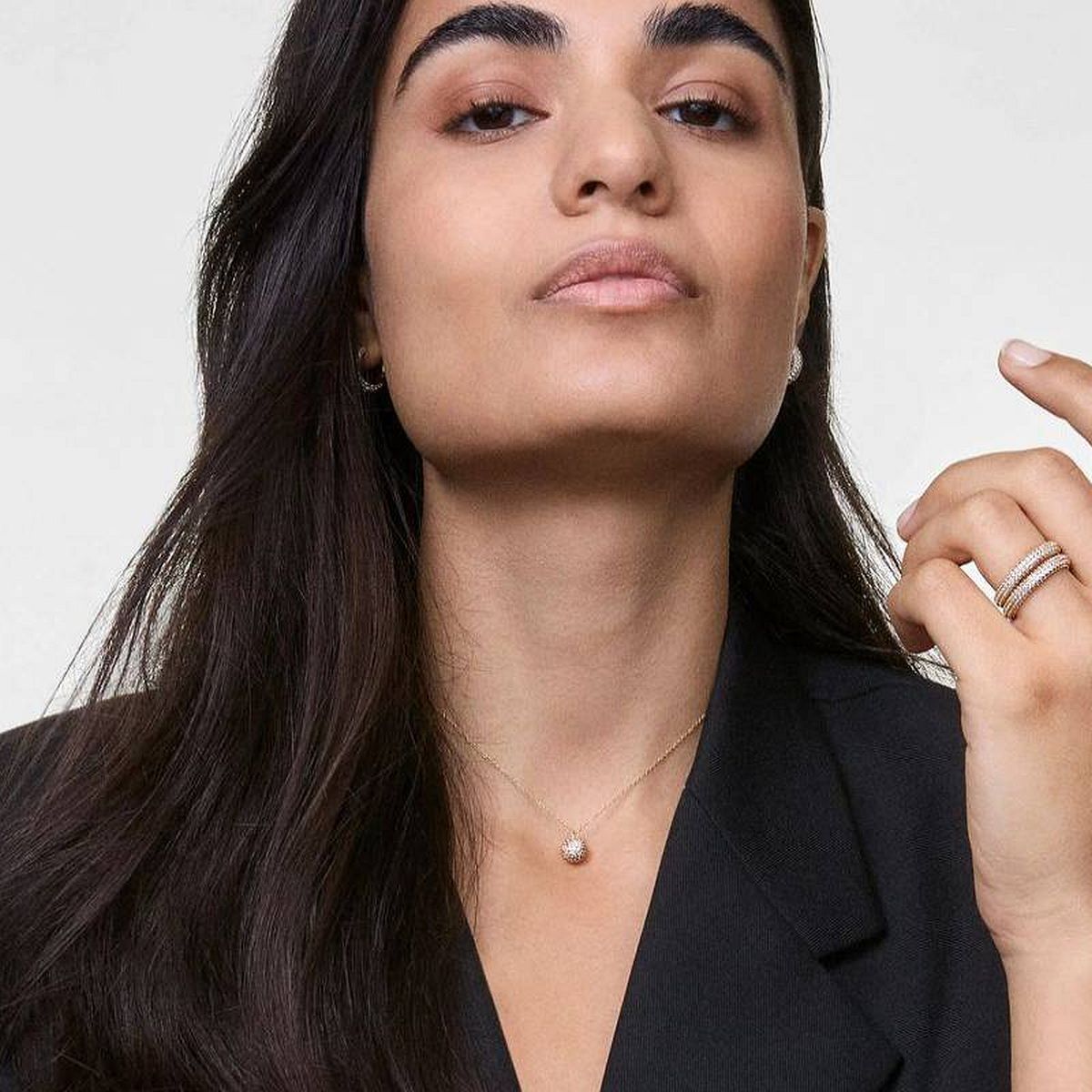 Naszyjnik Daniel Wellington Pavé Crystal Pendant Gold