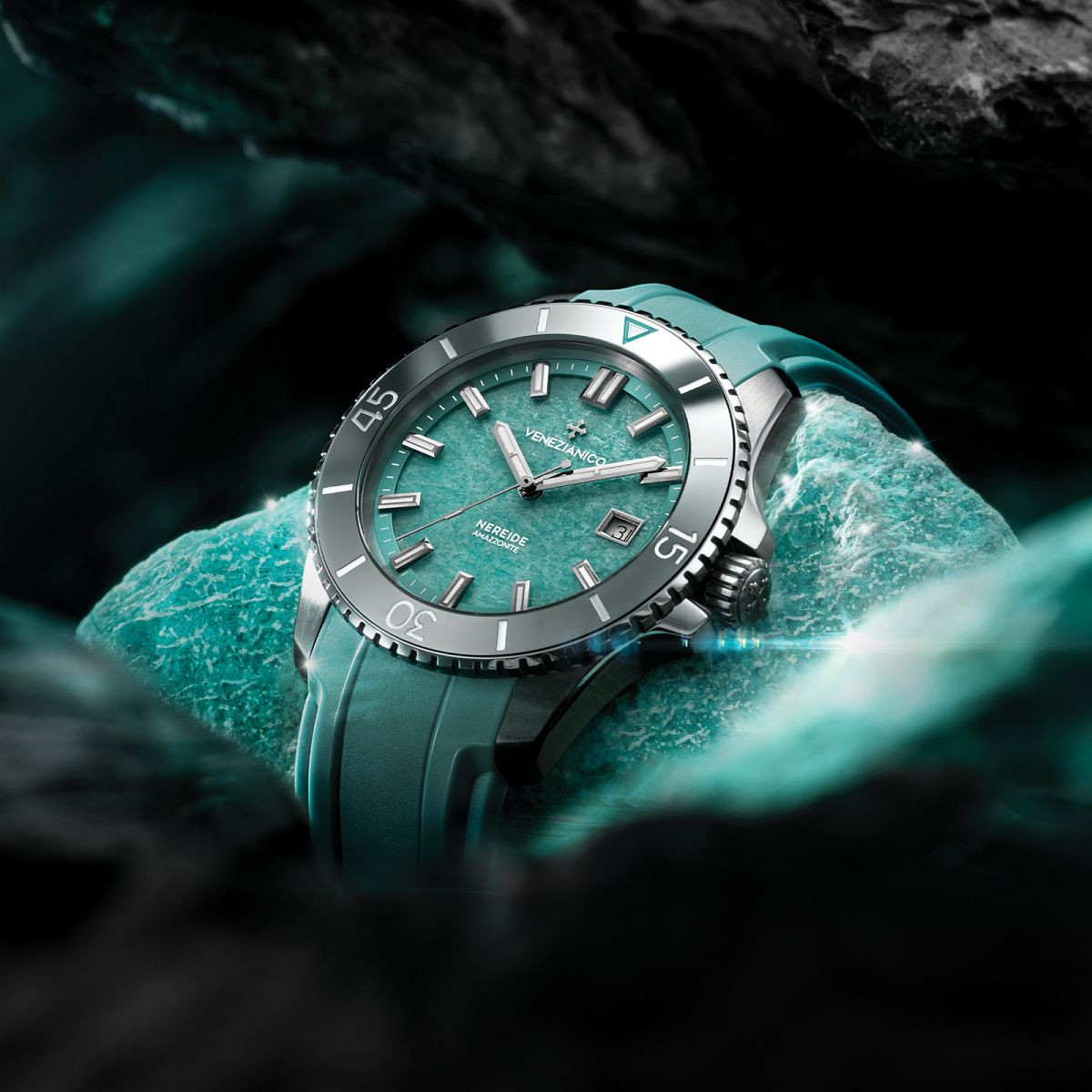Zegarek męski Venezianico Nereide Amazzonite Limited Edition