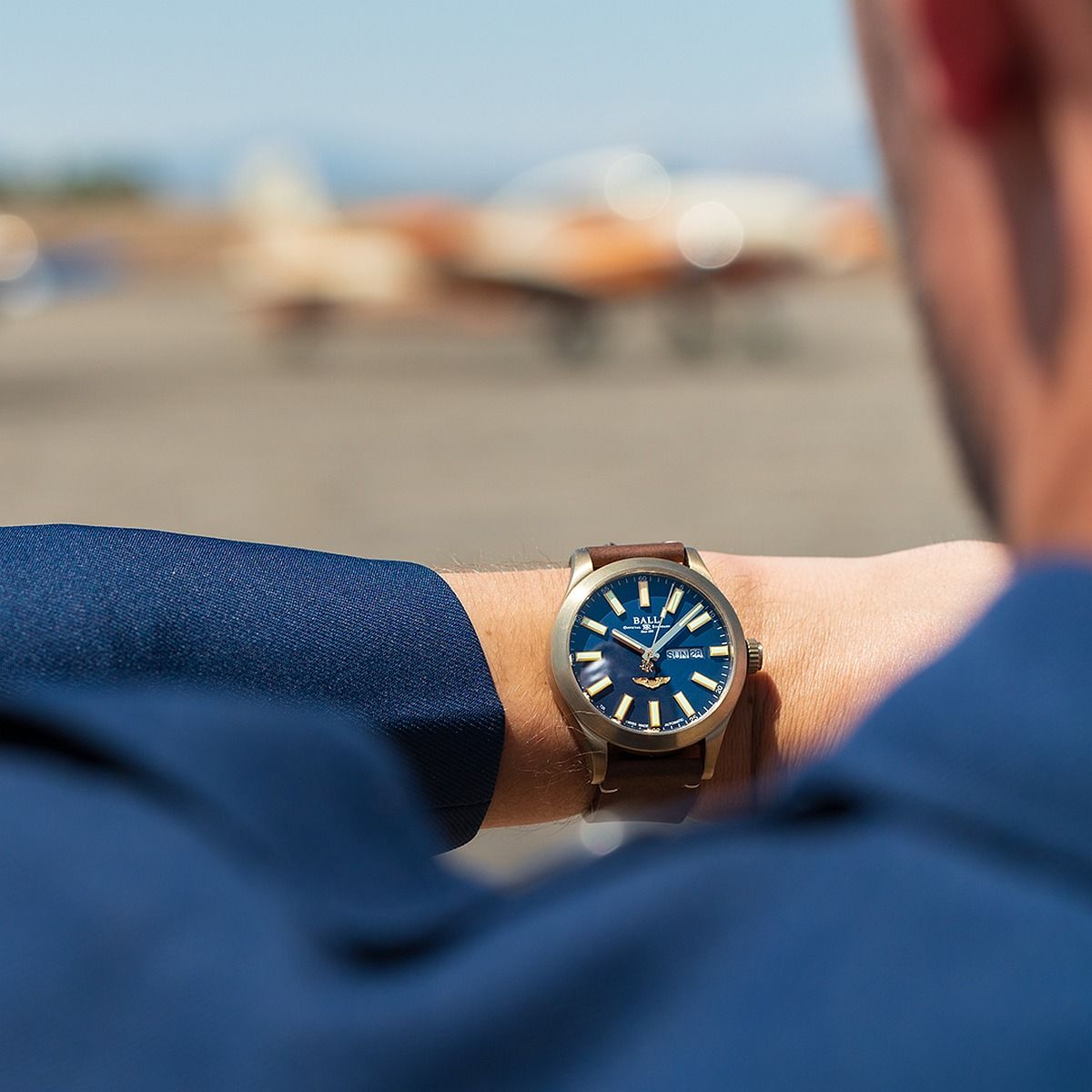 Zegarek męski Ball Engineer III Marvelight Bronze Star Automatic 