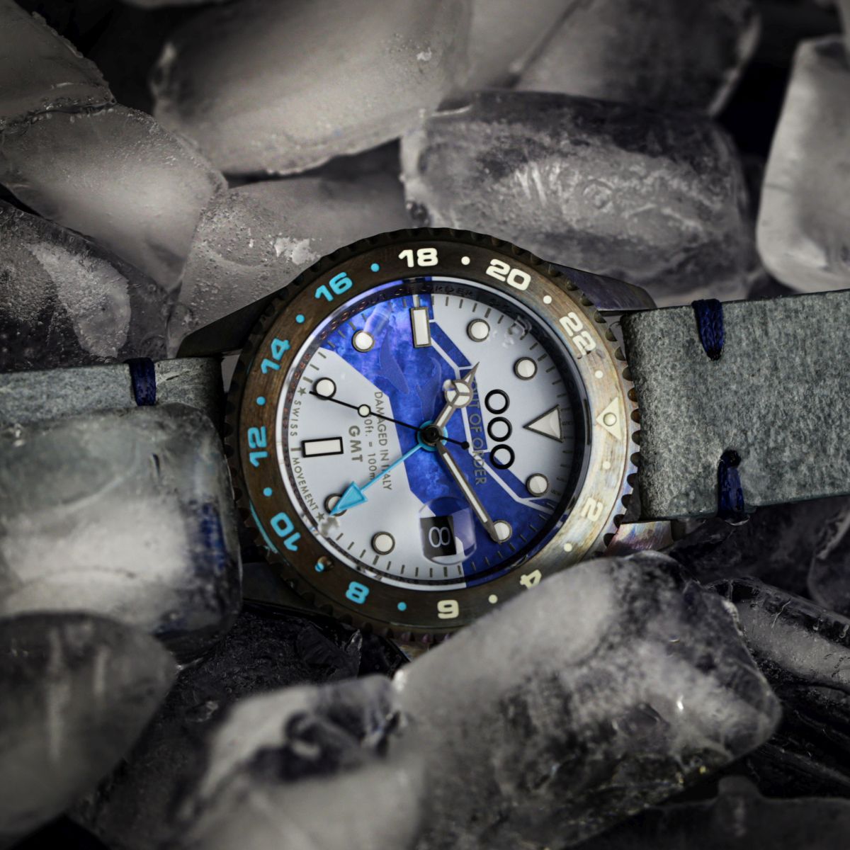 Zegarek męski Out Of Order Swiss GMT Juneau