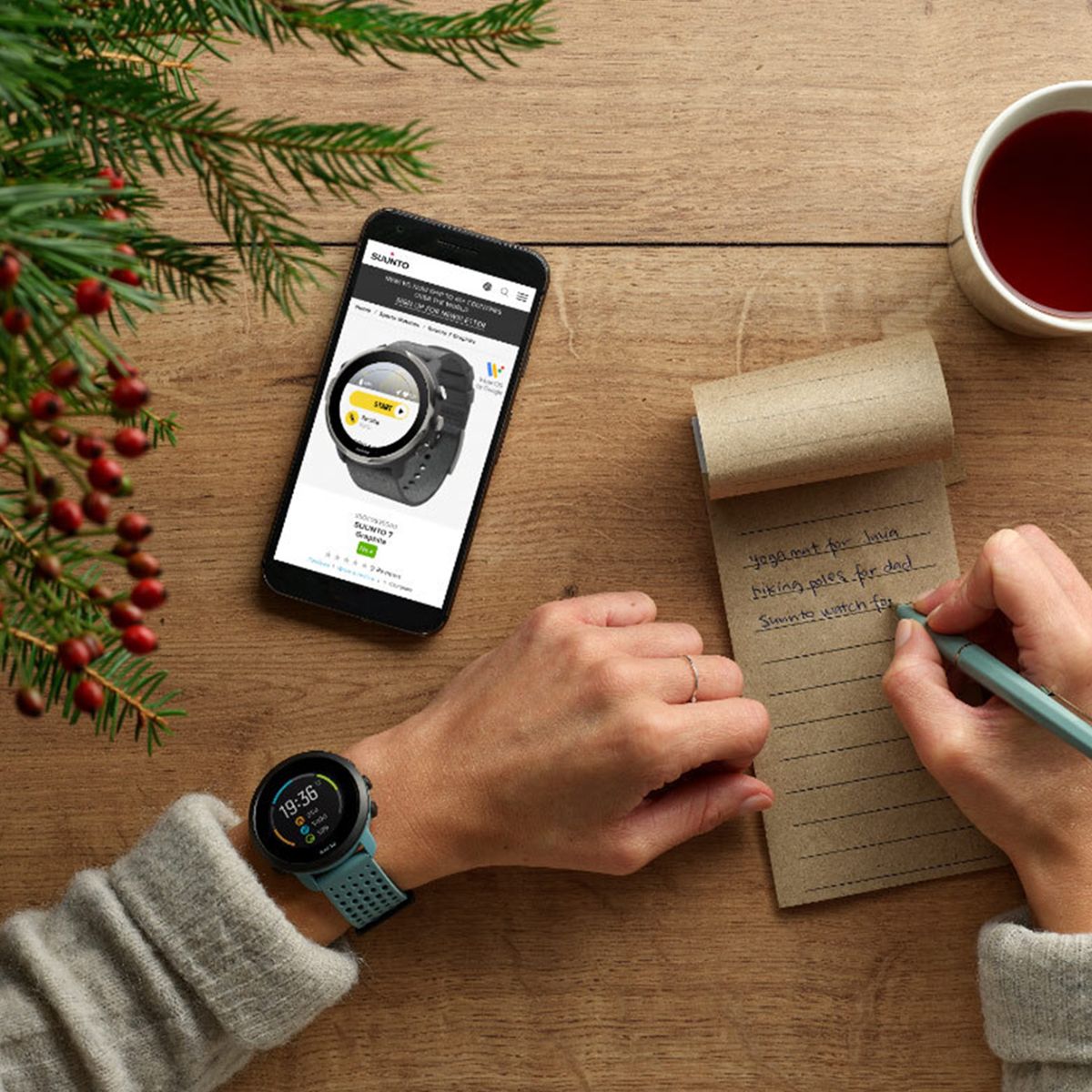 Zegarek Suunto 3 Moss Grey Wrist HR