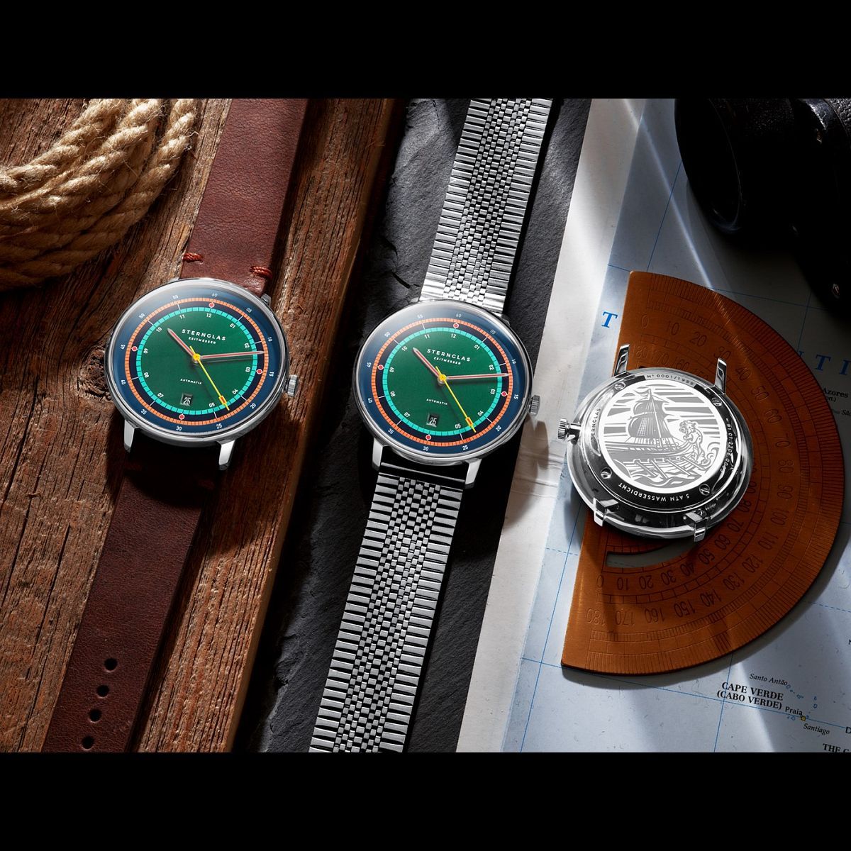 Zegarek męski Sternglas Hamburg Automatic Limited Edition Argo