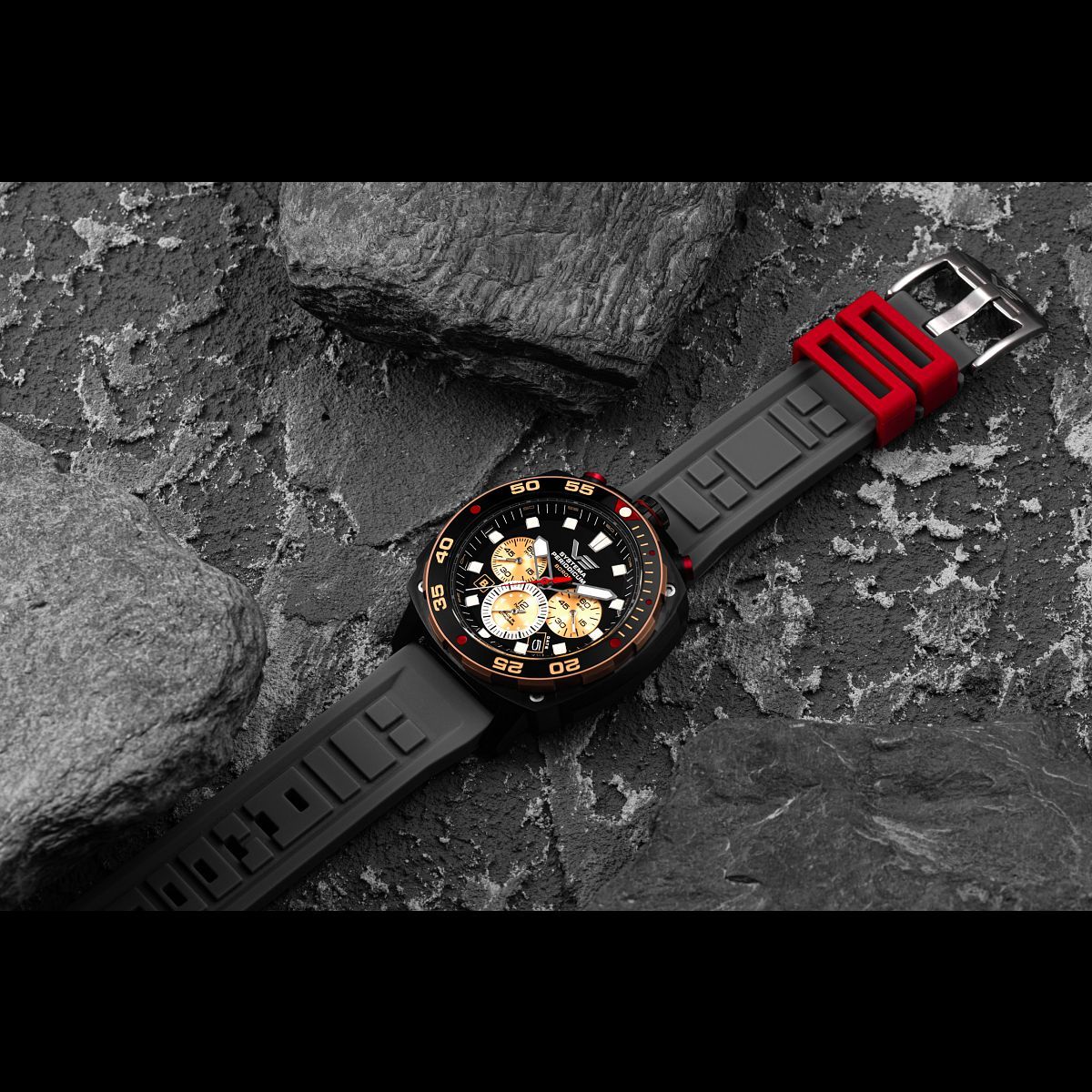 Zegarek męski Vostok Europe Systema Periodicum Boron Chronograph SET Limited Edition