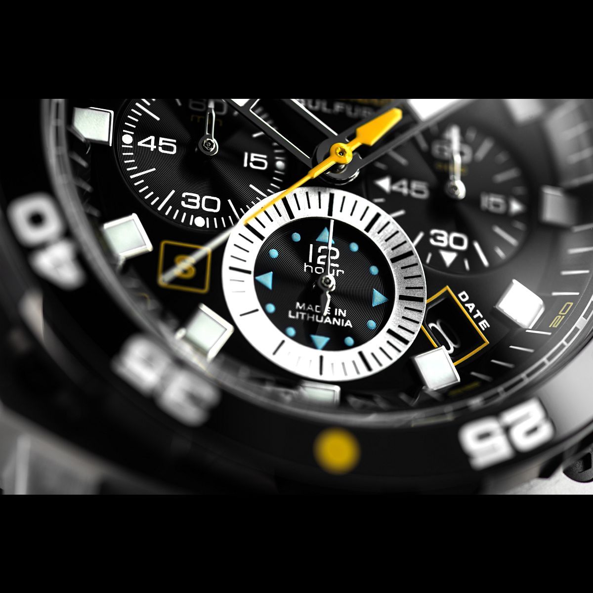 Zegarek męski Vostok Europe Systema Periodicum Sulfur Chronograph SET Limited Edition