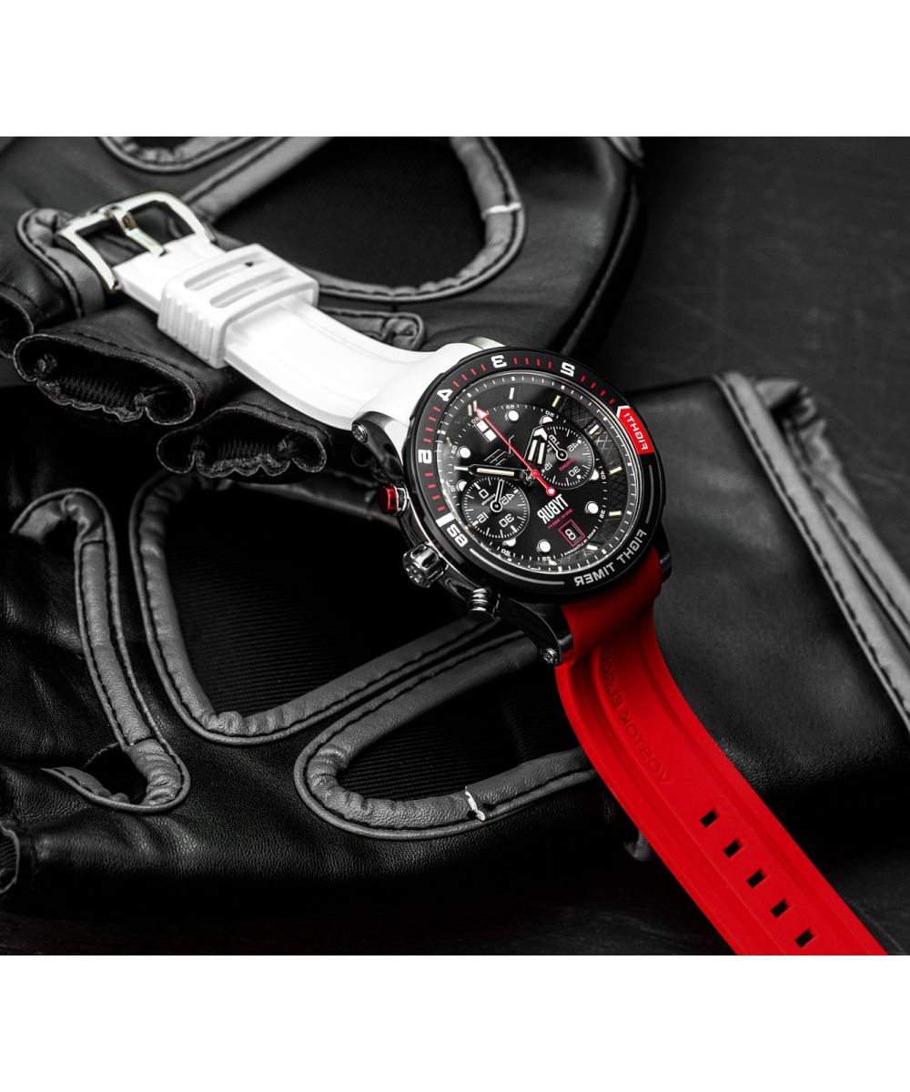 Zegarek męski Vostok Europe Batiscafos Marcin Tybura Tybur Chronograph Limited Edition SET