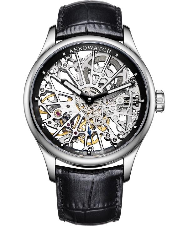 Zegarek męski Aerowatch Renaissance Skeleton Cobweb