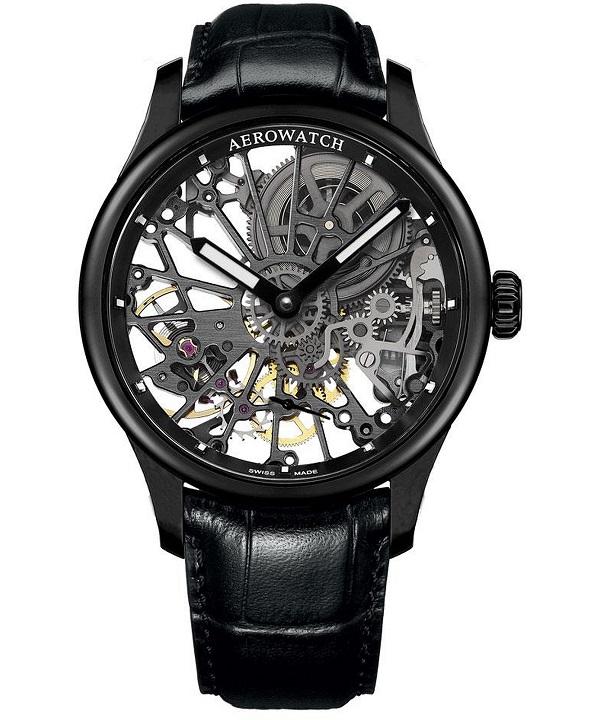 Zegarek męski Aerowatch Renaissance Skeleton Cobweb 50981-NO17