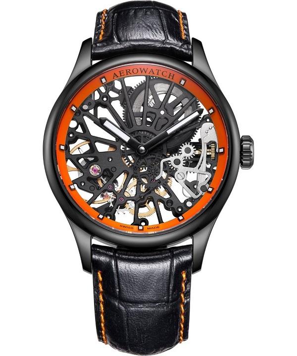 Zegarek męski Aerowatch Renaissance Skeleton Cobweb 50981-NO18
