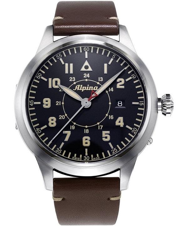 Zegarek męski Alpina Startimer Pilot Heritage Big Date Automatic