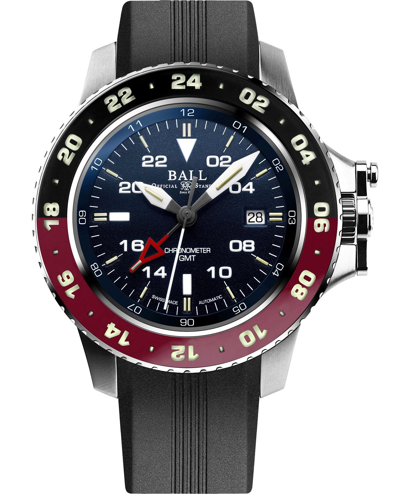 Zegarek męski Ball Engineer Hydrocarbon AeroGMT II Automatic Chronometer DG2018C-P3C-BE