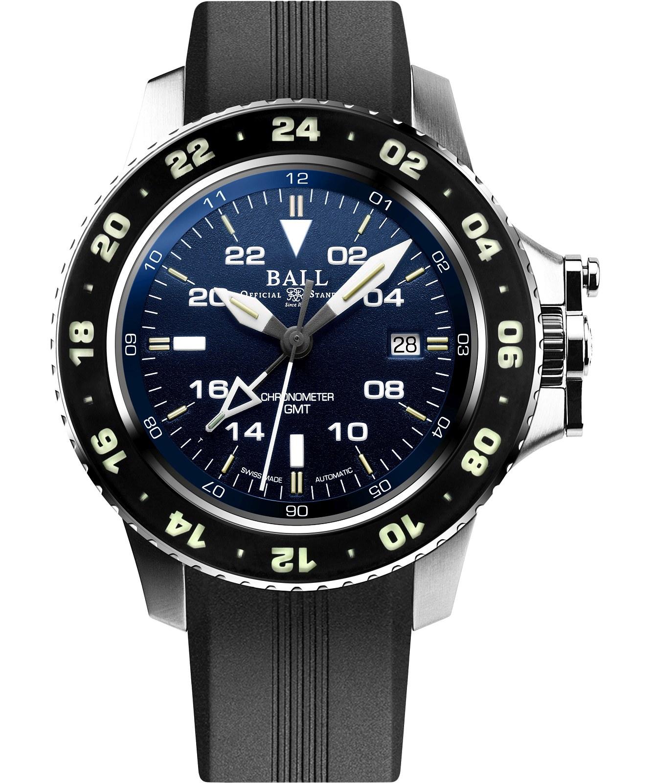Zegarek męski Ball Engineer Hydrocarbon AeroGMT II Automatic Chronometer DG2018C-PC-BE