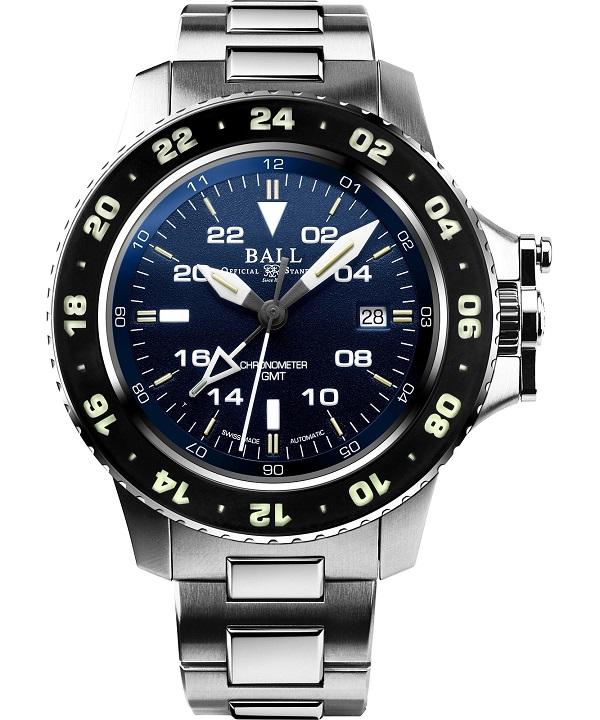 Zegarek męski Ball Engineer Hydrocarbon AeroGMT II Automatic Chronometer DG2018C-SC-BE