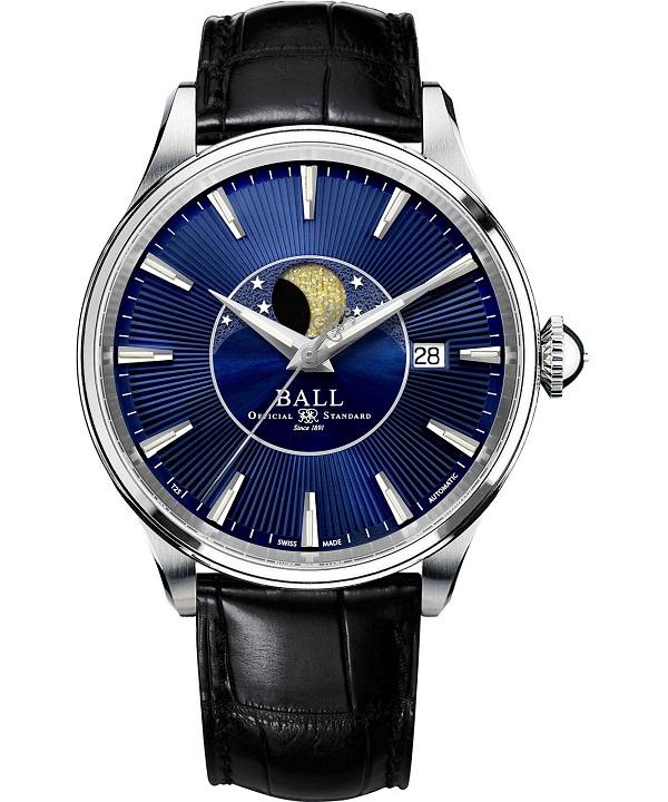 Zegarek męski Ball Trainmaster Moon Phase Automatic
