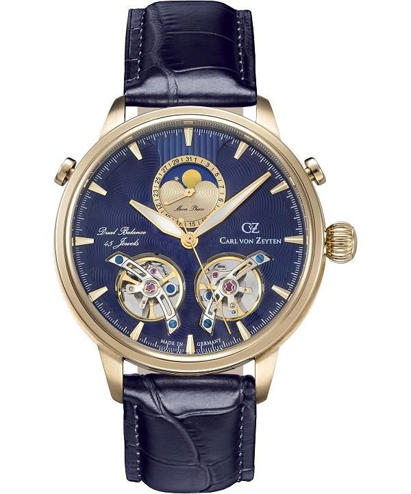 Zegarek męski Carl von Zeyten Durbach Twin Balance Automatic 					 CarlvonZeyten-CVZ0060GBL