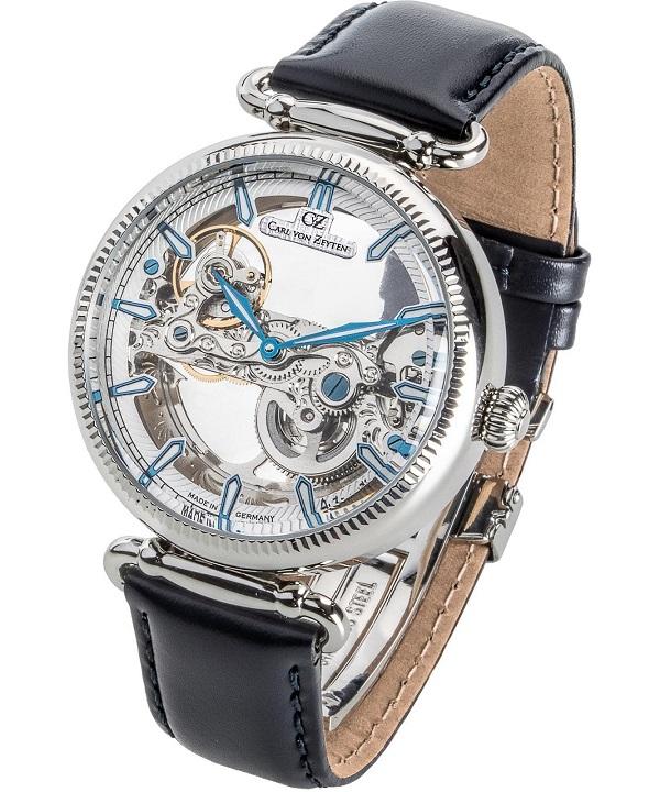 Zegarek męski Carl von Zeyten Elzach Skeleton Automatic CVZ0031WH