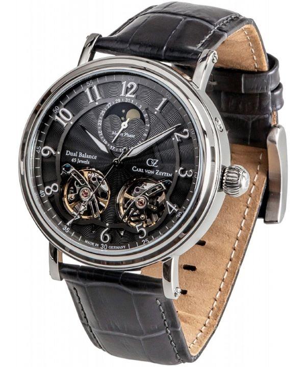 Zegarek męski Carl von Zeyten Gernsbach Automatic Moon Phase CVZ0054GY