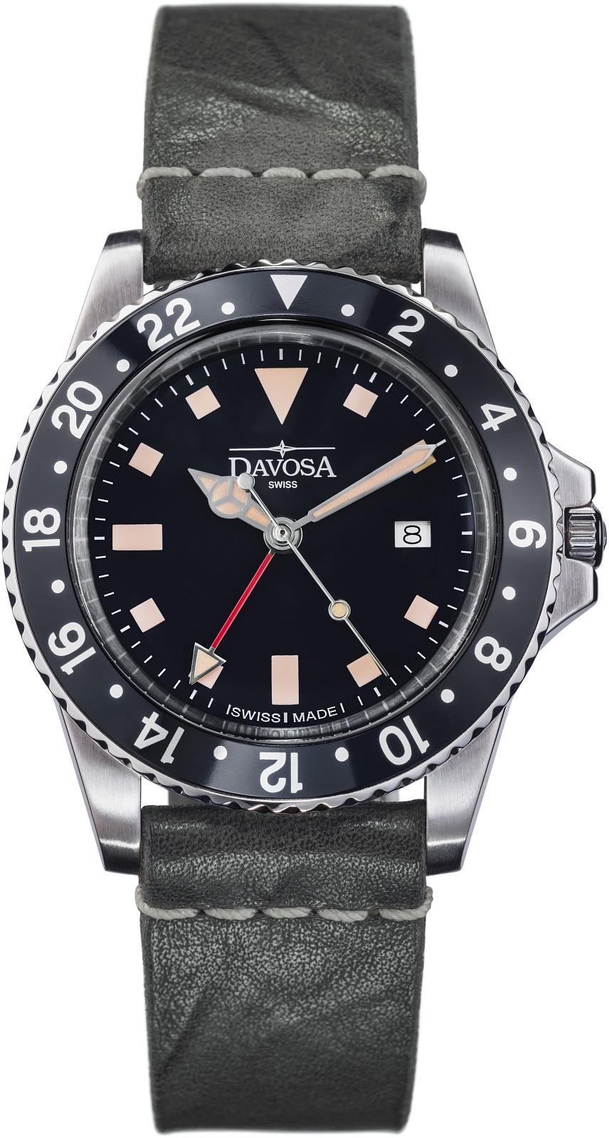 Zegarek męski Davosa Vintage Diver GMT