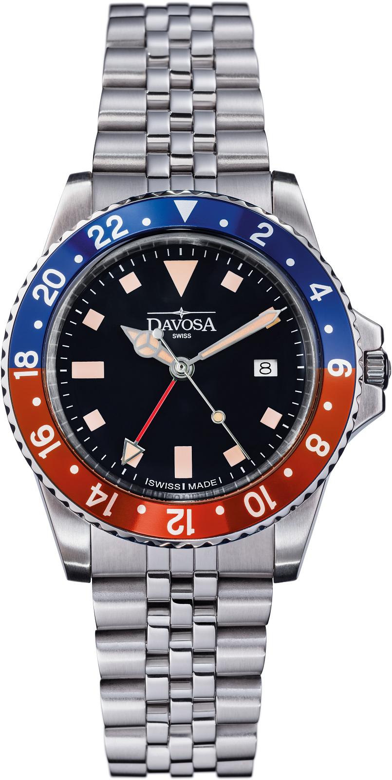 Zegarek męski Davosa Vintage Diver GMT