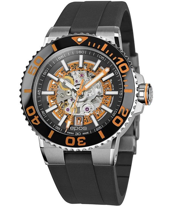 Zegarek męski Epos Sportive Diver Skeleton Automatic