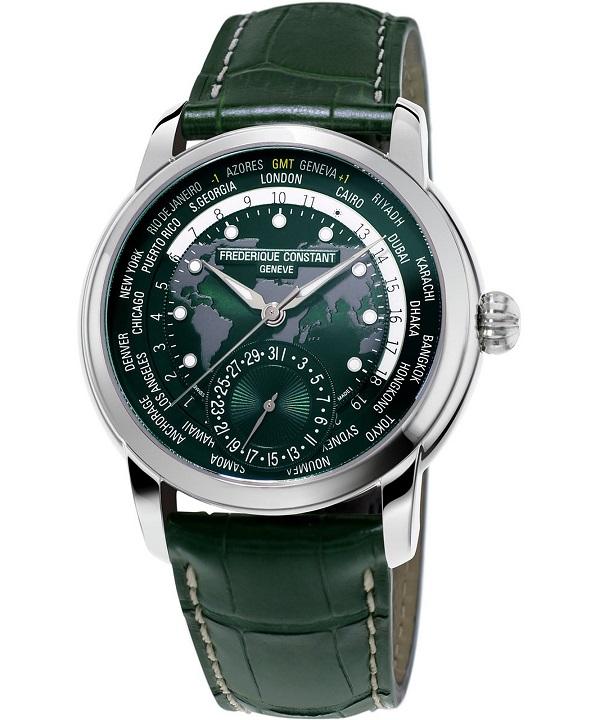Zegarek męski Frederique Constant Worldtimer Manufacture Automatic FC-718GRWM4H6