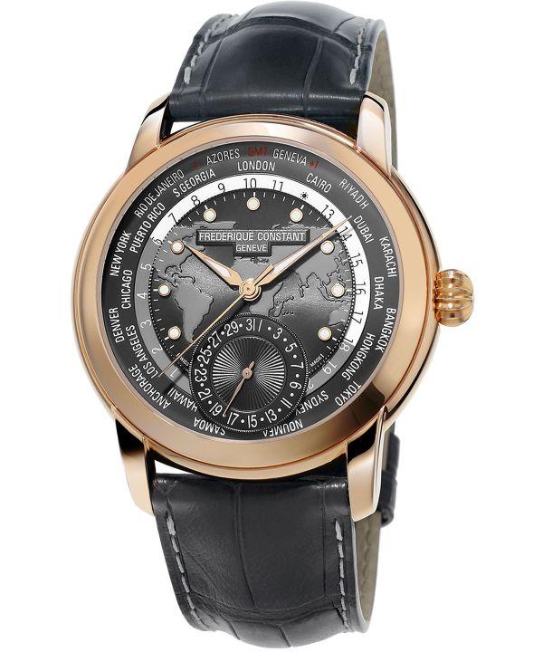 Zegarek męski Frederique Constant Worldtimer Manufacture