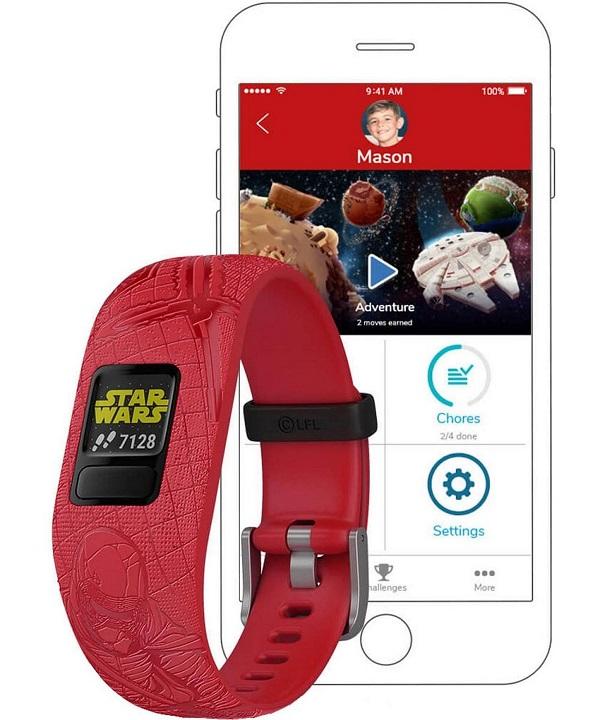 Smartwatch Garmin Vívofit® jr. 2 Gwiezdne Wojny Ciemna Strona