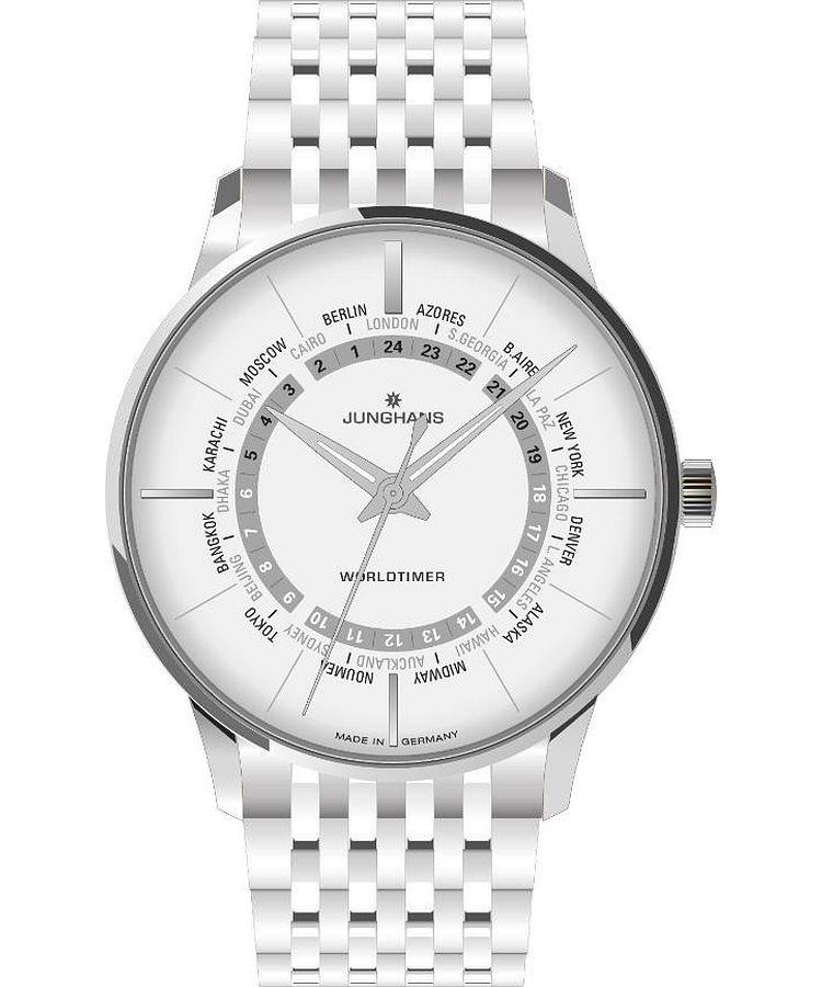 Zegarek męski Junghans Meister Worldtimer