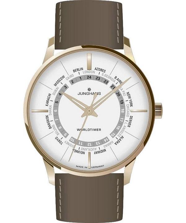 Zegarek męski Junghans Meister Worldtimer